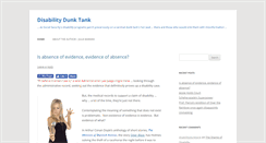 Desktop Screenshot of disabilitydunktank.com